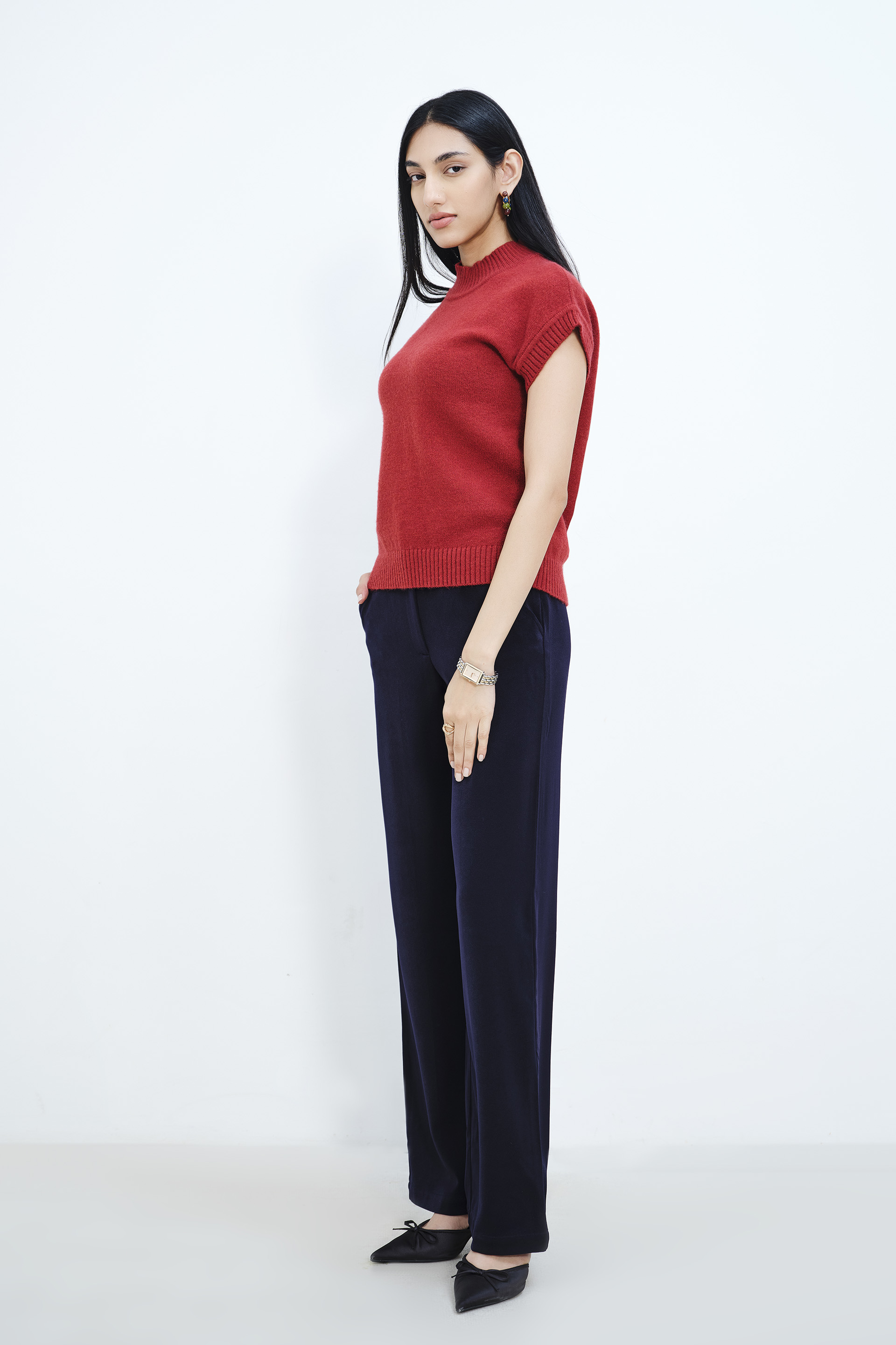 Astro Dust Short Sleeves Sweater, Rust, image 5